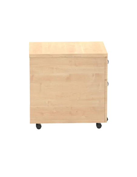 Dynamic Impulse 2 Drawer Mobile Pedestal Maple I000244