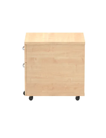 Dynamic Impulse 2 Drawer Mobile Pedestal Maple I000244