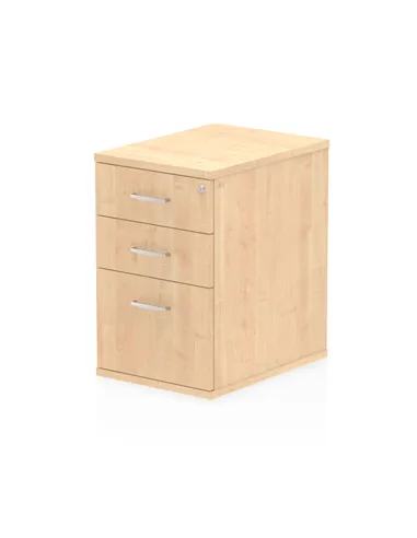 Dynamic Impulse 600mm Deep Desk High Pedestal Maple I000249