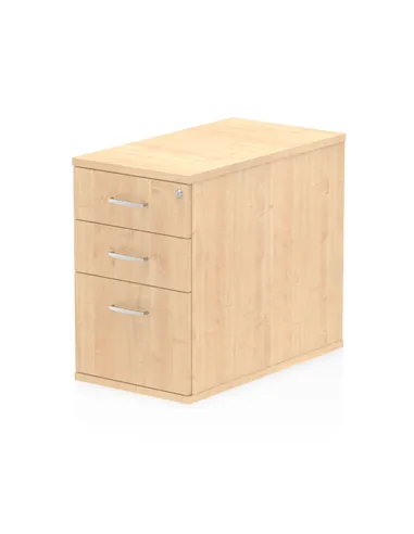 Dynamic Impulse 800mm Deep Desk High Pedestal Maple I000251