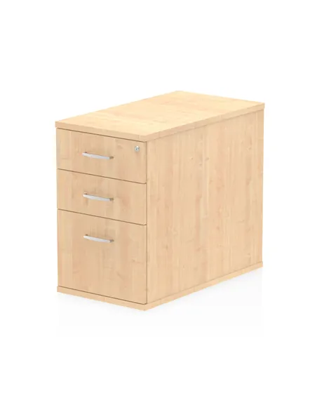 Dynamic Impulse 800mm Deep Desk High Pedestal Maple I000251