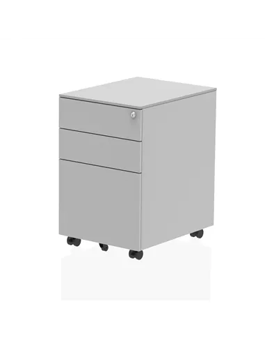 Dynamic Steel Mobile Pedestal Silver I000727