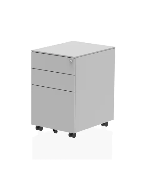 Dynamic Steel Mobile Pedestal Silver I000727