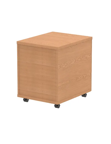 Dynamic Impulse 3 Drawer Mobile Pedestal Oak I000773