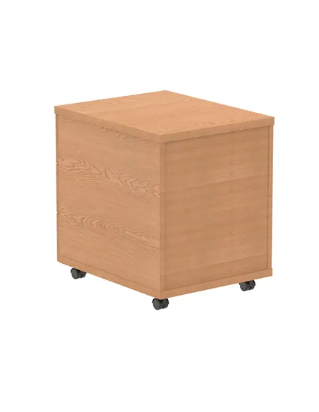 Dynamic Impulse 3 Drawer Mobile Pedestal Oak I000773