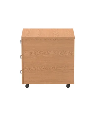 Dynamic Impulse 3 Drawer Mobile Pedestal Oak I000773