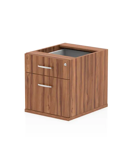 Dynamic Impulse 2 Drawer Fixed Pedestal Walnut I001639