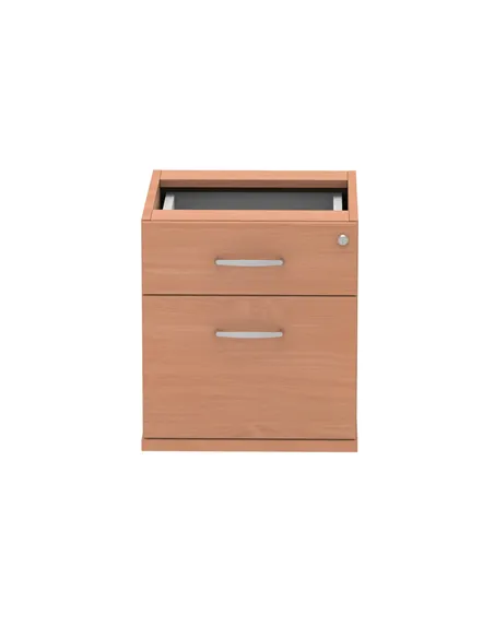 Dynamic Impulse 2 Drawer Fixed Pedestal Beech I001640
