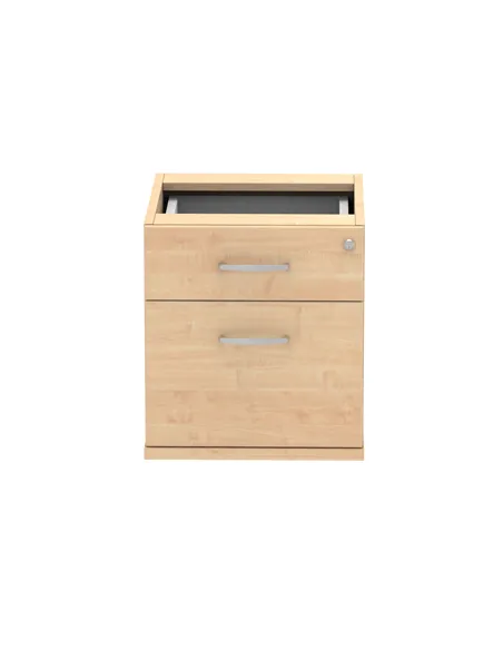 Dynamic Impulse 2 Drawer Fixed Pedestal Maple I001641