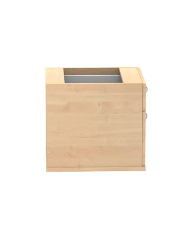 Dynamic Impulse 2 Drawer Fixed Pedestal Maple I001641
