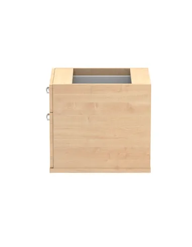 Dynamic Impulse 2 Drawer Fixed Pedestal Maple I001641