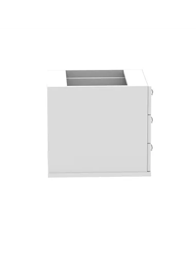 Dynamic Impulse 3 Drawer Fixed Pedestal White I001647