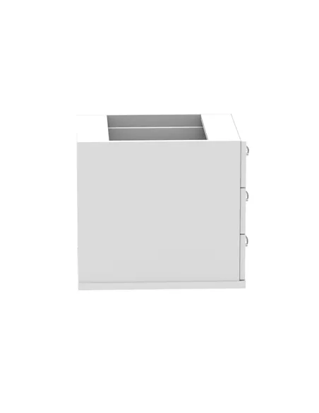 Dynamic Impulse 3 Drawer Fixed Pedestal White I001647