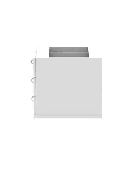 Dynamic Impulse 3 Drawer Fixed Pedestal White I001647