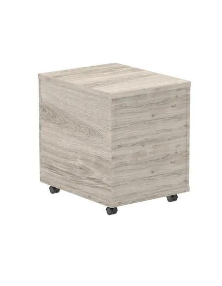 Dynamic Impulse 2 Drawer Mobile Pedestal Grey Oak I003223