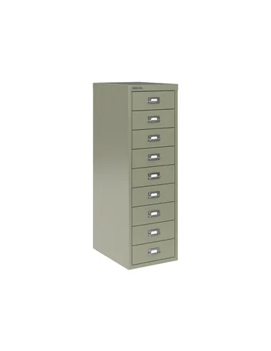 Dynamic Qube by Bisley Multidrawer 39/9 NL Goose Grey BS0012