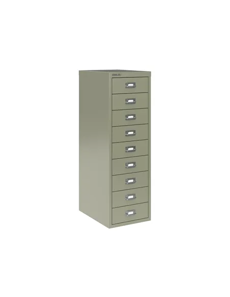 Dynamic Qube by Bisley Multidrawer 39/9 NL Goose Grey BS0012