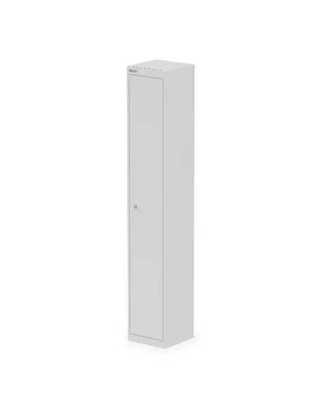 Dynamic Qube by Bisley Locker 1 Door 1800mm High 457 Deep Goose Grey BS0030