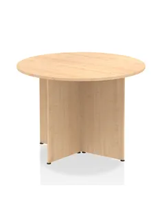 Dynamic Impulse 1000mm Round Table Maple Top Arrowhead Leg I003396