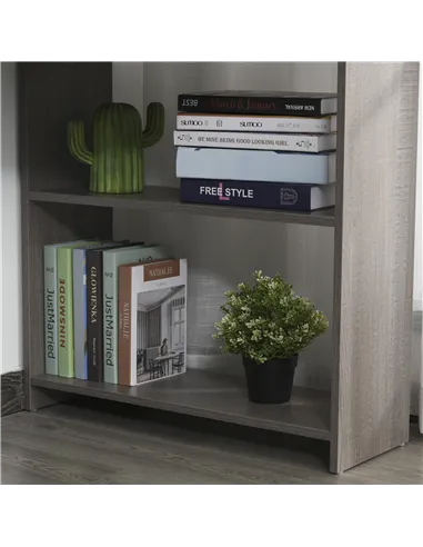 HOMCOM L-Shaped Corner Computer Desk w/ 2 Shelves Wide Worktop Keyboard Tray Drawer & CPU Stand Home Office Study Bedroom Furnit