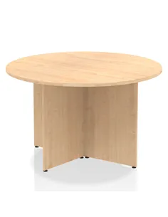 Dynamic Impulse 1200mm Round Table Maple Top Arrowhead Leg I003401