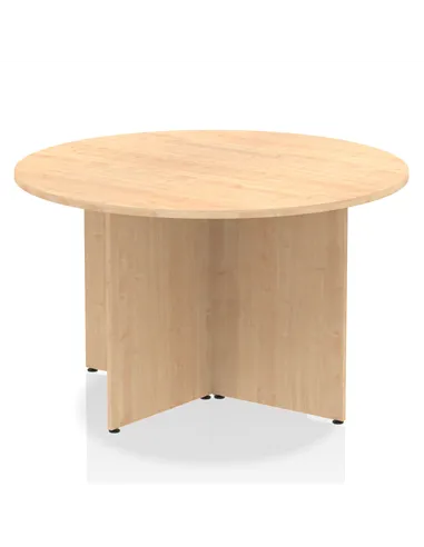 Dynamic Impulse 1200mm Round Table Maple Top Arrowhead Leg I003401