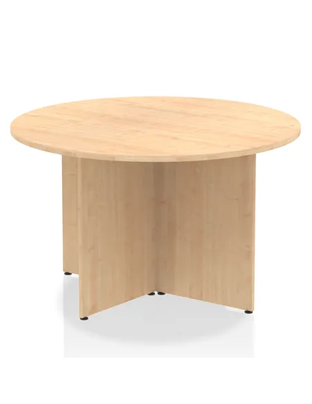 Dynamic Impulse 1200mm Round Table Maple Top Arrowhead Leg I003401