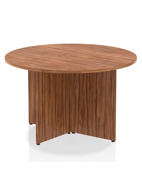 Dynamic Impulse 1200mm Round Table Walnut Top Arrowhead Leg I003404